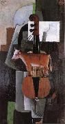 Kasimir Malevich Cow and fiddle Germany oil painting artist